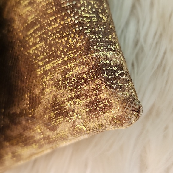 PANTERA METALLIC GENUINE SNAKESKIN CLUTCH - Picture 11 of 17